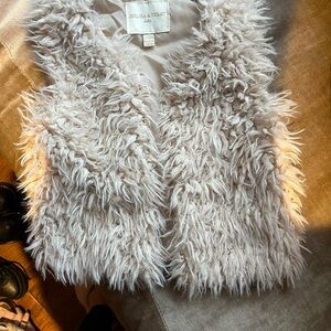 Chelsea & Violet Shaggy Faux Fur Jacket